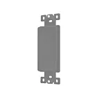 Enerlites 6001-GY 1-Gang Decorator Blank Adapter Insert