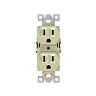 Enerlites 61540-I 15A 125V Ivory Receptacle