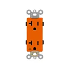 Enerlites 62000-IG-O 20A 125V Orange Receptacle