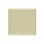 Enerlites 8802-I Blank Cover Two-Gang Wall Plate
