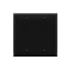 Enerlites 8802M-BK Blank Cover Two-Gang Wall Plate