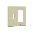 Enerlites 881131-I Combination Two-Gang Wall Plate