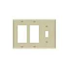Enerlites 881132-I Combination Two-Gang Wall Plate