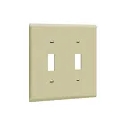 Enerlites 8812-I Toggle Switch Two-Gang Wall Plate