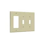 Enerlites 881231-I Combination Three-Gang Wall Plate