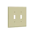 Enerlites 8812M-I Toggle Switch Two-Gang Wall Plate