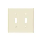 Enerlites 8812M-LA Toggle Switch Two-Gang Wall Plate