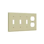 Enerlites 881321-I Combination Four-Gang Wall Plate