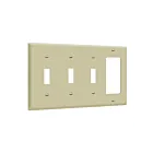 Enerlites 881331-I Combination Four-Gang Wall Plate