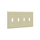 Enerlites 8814-I Toggle Switch Four-Gang Wall Plate