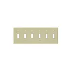 Enerlites 8816-I Toggle Switch Six-Gang Wall Plate