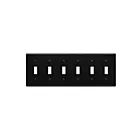 Enerlites 8816M-BK Toggle Switch Six-Gang Wall Plate