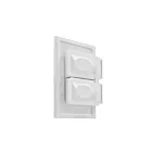 Enerlites 8821-WPH-W 1-Gang Horizontal Mount Wall Plate