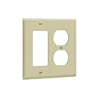 Enerlites 882131-I Combination Two-Gang Wall Plate