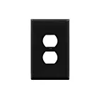 Enerlites 8821O-BK Duplex Receptacle One-Gang Wall Plate