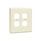 Enerlites 8822M-LA Duplex Receptacle Two-Gang Wall Plate