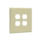 Enerlites 8822O-I Duplex Receptacle Two-Gang Wall Plate