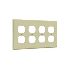 Enerlites 8824-I Duplex Receptacle Four-Gang Wall Plate