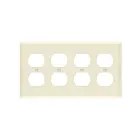 Enerlites 8824M-LA Duplex Receptacle Four-Gang Wall Plate