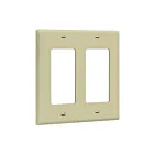 Enerlites 8832-I Decorator/GFCI Two-Gang Wall Plate