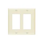 Enerlites 8832-LA Decorator/GFCI Two-Gang Wall Plate