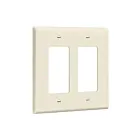 Enerlites 8832M-LA Decorator/GFCI Two-Gang Wall Plate