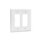 Enerlites 8832M-MW Matte Finish Decorator/GFCI Two-Gang Wall Plate