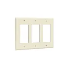 Enerlites 8833-LA Decorator/GFCI Three-Gang Wall Plate
