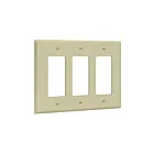 Enerlites 8833M-I Decorator/GFCI Three-Gang Wall Plate