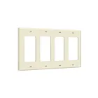 Enerlites 8834-LA Decorator/GFCI Four-Gang Wall Plate