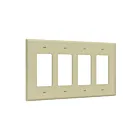 Enerlites 8834M-I Decorator/GFCI Four-Gang Wall Plate