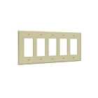 Enerlites 8835M-I Decorator/GFCI Five-Gang Wall Plate