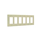 Enerlites 8836-I Decorator/GFCI Six-Gang Wall Plate
