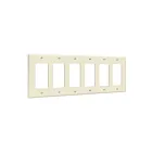 Enerlites 8836-LA Decorator/GFCI Six-Gang Wall Plate