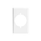 Enerlites 8971-W 1-Gang Single Receptacle Power Outlet Wall Plate