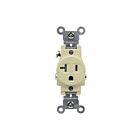Enerlites 61200-TR-I Commercial Grade 20A Tamper-Resistant Single Receptacle