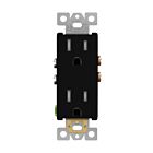 Enerlites 61501-TR-MBK 15A 125V Black Receptacle
