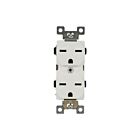 Enerlites 61571-W Industrial Grade 15A Duplex Style Self-Grounding Receptacle