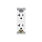 Enerlites 62001-W Residential Grade 20A Decorator Receptacle