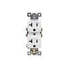Enerlites 62040-W Commercial Grade 20A Duplex Receptacle