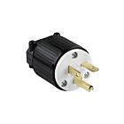 Enerlites 66210-BK Straight Blade Plug