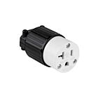 Enerlites 66211-BK Straight Blade Cord Connector