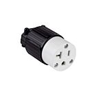 Enerlites 66221-BK Straight Blade Cord Connector