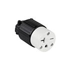 Enerlites 66231-BK Straight Blade Cord Connector