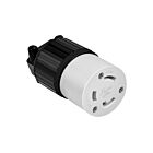 Enerlites 66482-BK Industrial Grade Locking Cord Connector