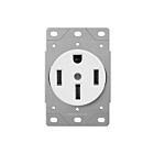 Enerlites 66500-W Industrial Grade Flush Mount Receptacle