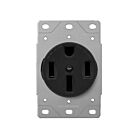 Enerlites 66500H-BK 50A 125/250V Black Receptacle
