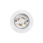 Enerlites 66803-W Locking Flanged Inlet