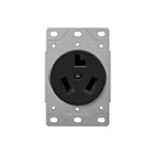 Enerlites 67300-BK Industrial Grade Flush Mount Receptacle