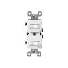 Enerlites 82150-W Combination 15A Toggle Switches